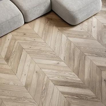 Herringbone parquet flooring